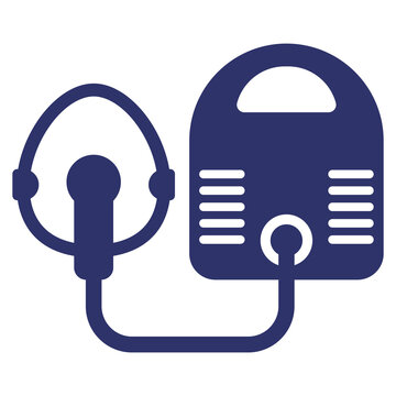 nebulizer icon on white
