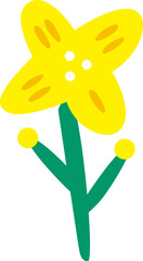 Fototapeta premium A yellow flower 5