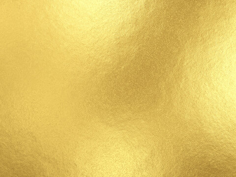 Gold foil background with light reflections | golden textured background