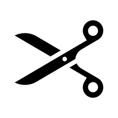 designer tool scissor icon flat vecktor trendy popular