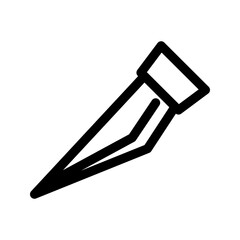 designer tool slice icon flat vecktor trendy popular