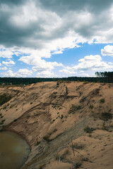 landscape in the desert