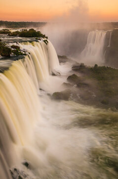 Image Number 22831DS. The incredibly beautiful Iguazu Falls on the border between Brazil and Argentina.