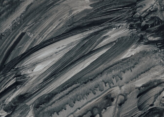 Abstract monochrome background. Versatile artistic image for creative design projects: posters, banners, brochures, cards, magazines, prints, flyers, wallpapers. Ink on paper.