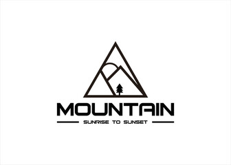 mountain logo design
