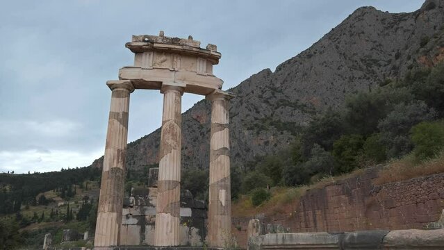 Delphi Tholos of Athena Pronaia Sanctuary in Greece - UNESCO World