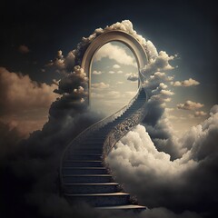 stairway to heaven created by generative AI