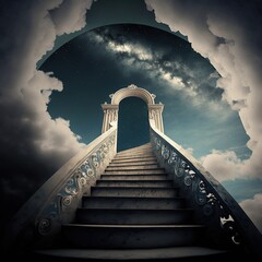 stairway to heaven created by generative AI