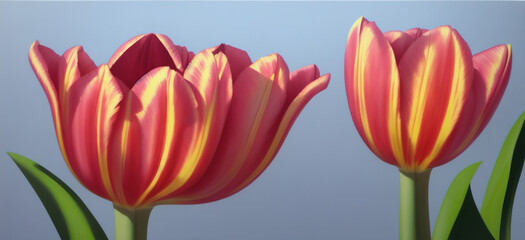Fototapeta premium Tulips generative AI