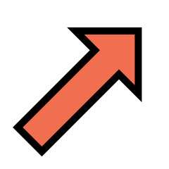 Arrow sign icon