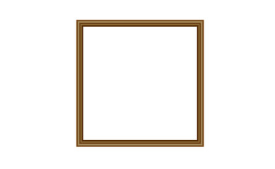 An empty frame on the wall. Template for text and image.
Vector drawing, 3d.