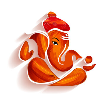 Lord Ganesha vector art creative design