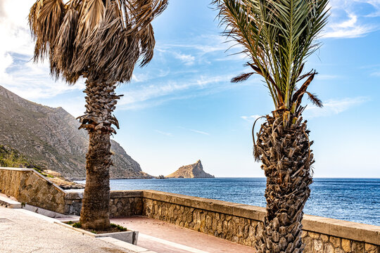 Il castello di Punta Troia visto da Marettimo