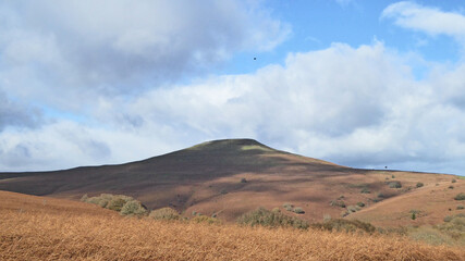 Sugarloaf mountain in Wales.