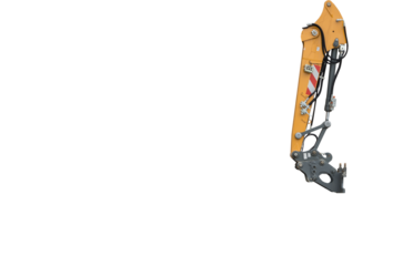 Isolated PNG cutout of a hardsurface mechanical part on a transparent background, ideal for photobashing, matte-painting, concept art