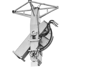 Isolated PNG cutout of a hardsurface mechanical part on a transparent background, ideal for...