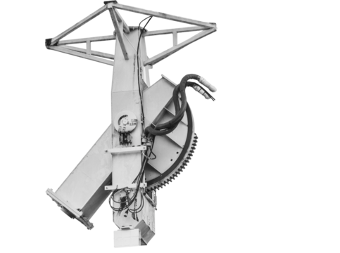 Isolated PNG cutout of a hardsurface mechanical part on a transparent background, ideal for photobashing, matte-painting, concept art