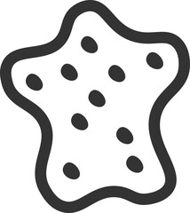 Microbe flat icon Virus Biology science