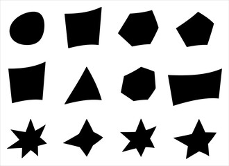 cute shapes design illustration isolated on white background 