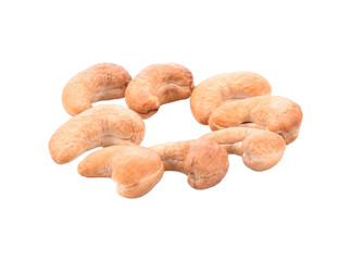Roasted cashew nut isolated  transparent png