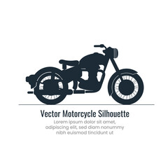 Motorcycle silhouette