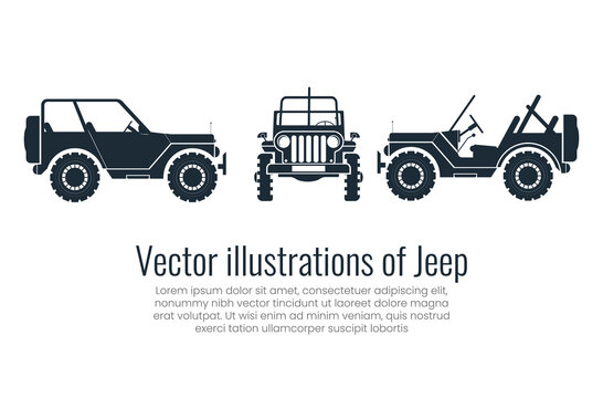 Vector jeep illustration