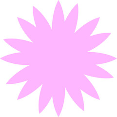 Obraz premium flowers design illustration isolated on transparent background 
