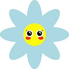 flowers design illustration isolated on transparent background 