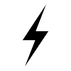 lightning bolt, thunderbolt icon, flash icon vector logo template