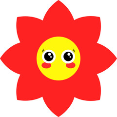 flowers design illustration isolated on transparent background 