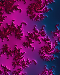 Fototapeta na wymiar Fractal art is a popular style of art that uses fractals as its primary subject. 