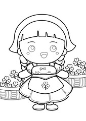 Saint Patrick Holiday Celebration Coloring Pages A4 for Kids and Adult