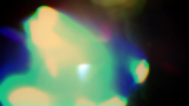 Abstract refection neon multicolored Moving light leak optical flare effect lighting lamp rays burst shiny animation art background for screen project overlay effect, dynamic colorful bright video foo