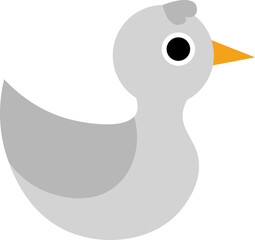 duck design illustration isolated on transparent background 