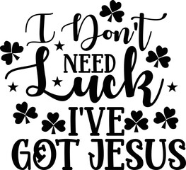 st. patrick's day design cut files