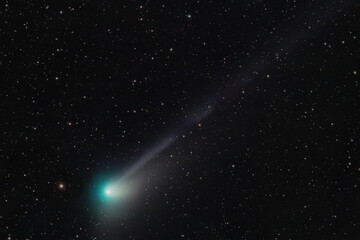 Fototapeta na wymiar Comet 2022 E3 (ZTF)