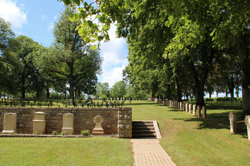 Obraz premium german military cemetery at thiaucourt-regniéville in lorraine (france)