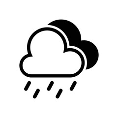 Rain icon vector design template