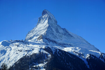 Matterhorn (4,478 m) Alpen Schweiz