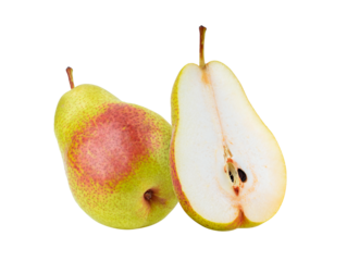 pears isolated on transparent png