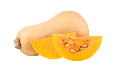 butternut squash isolated on transparent png
