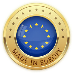 Gold Badge Made in EU