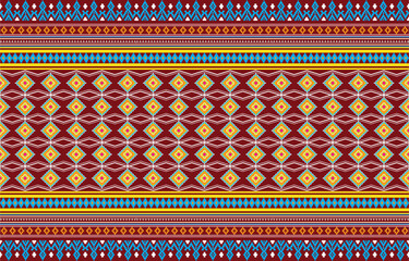 Seamless Textures with ethnic patterns. Navajo geometric abstract print. Decorative decoration with a rustic feel. The design is inspired by Native Americans. Colors are black and white.