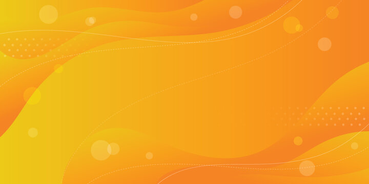 abstract orange wave and curve background 