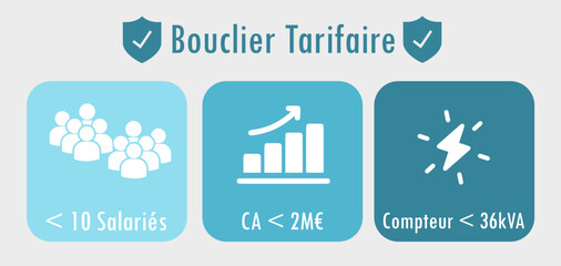 Conditions Bouclier Tarifaire - obrazy, fototapety, plakaty