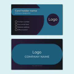 Creative Business Card Template / Modern Business Card Template