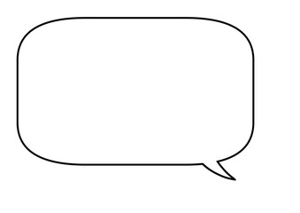 シンプルな吹き出し4-2