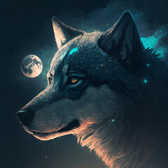 Portrait of a Wolf