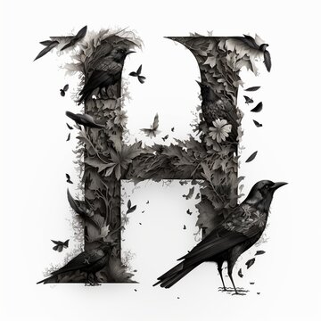 recommend clip art: A, B, C, D, E, F, G, H, I, J, K, L, M, N, O, P, Q, R, S, T, U, V, W, X, Y, Z generative ai , halloween, crow, animal, silhouette, illustration, cat, set, cartoon, bird, pumpkin, lack, bat, 