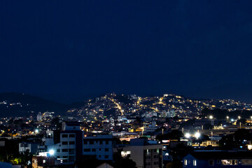 beautiful night photograph of the metropolis Belo Horizonte